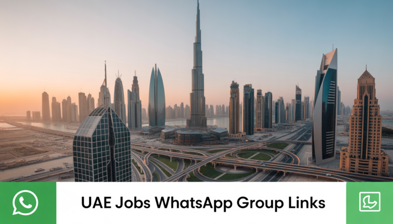UAE Jobs WhatsApp Group Links