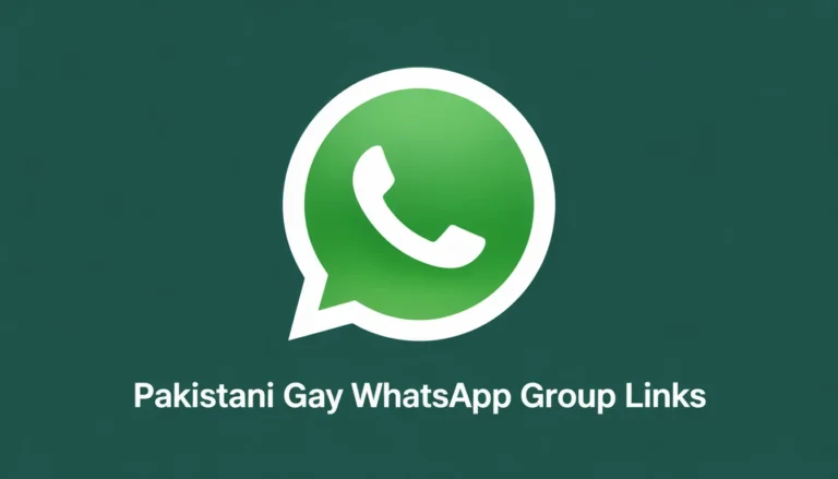 Pakistani Gay WhatsApp Group Links