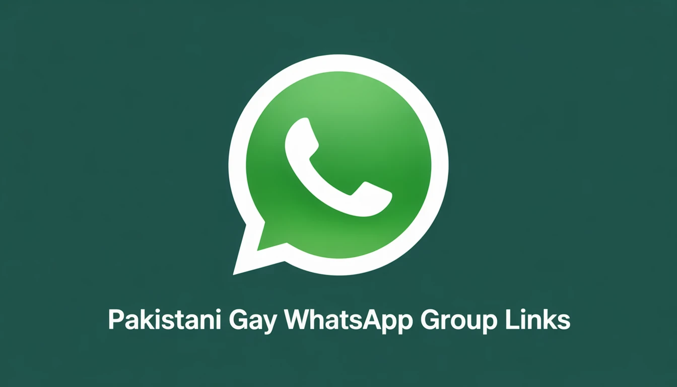 Pakistani Gay WhatsApp Group Links